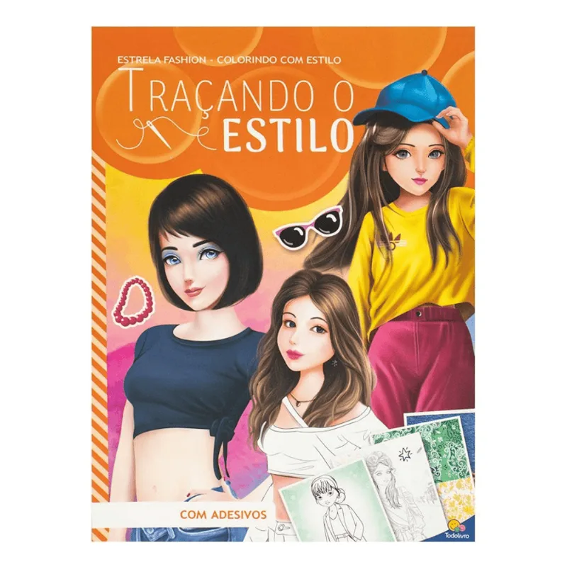 Livro Infantil - Estrela Fashion - Colorindo Com Estilo: Traçando O Estilo