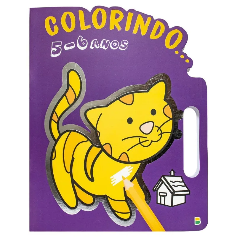 Livro Infantil De Colorir - Colorindo... 5 A 6 Anos