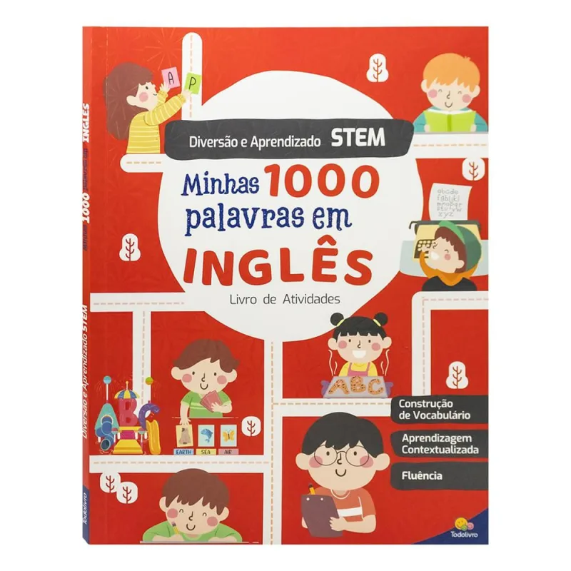 Diversão e Aprendizado STEM: Aprenda 1000 Palavras INGLÊS - Todolivro - Livros