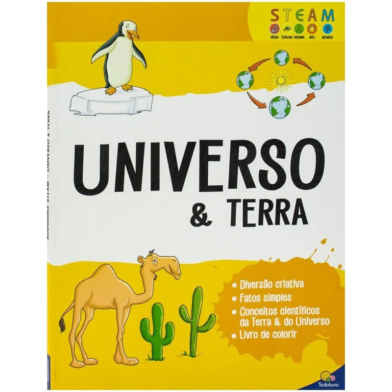 Livro De Colorir Infantil - Universo E Terra - LC - Livros