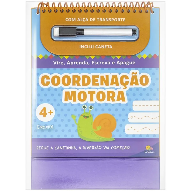 Vire, Aprenda, Escreva E Apague: Coordenação Motora - LC - Livros