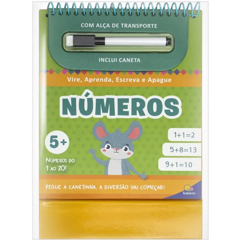 Vire, Aprenda, Escreva E Apague: Números - LC - Livros
