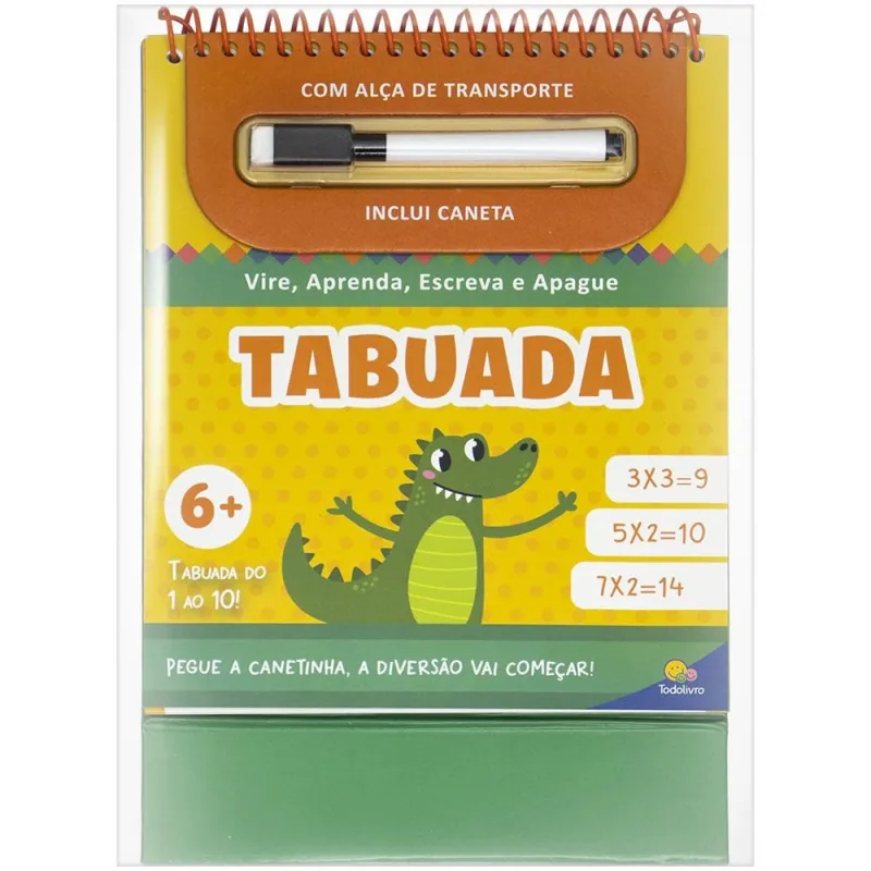 Vire, Aprenda, Escreva E Apague: Tabuada - LC - Livros