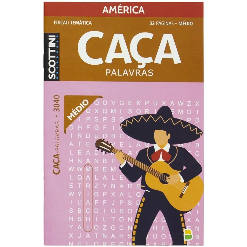 Scottini Caça Curiosidades Da America - 3040 Médio