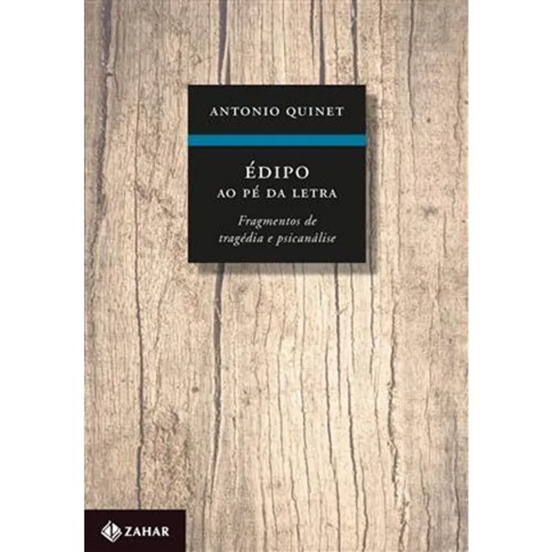 Livro Édipo Ao Pé Da Letra Zahar (MP)