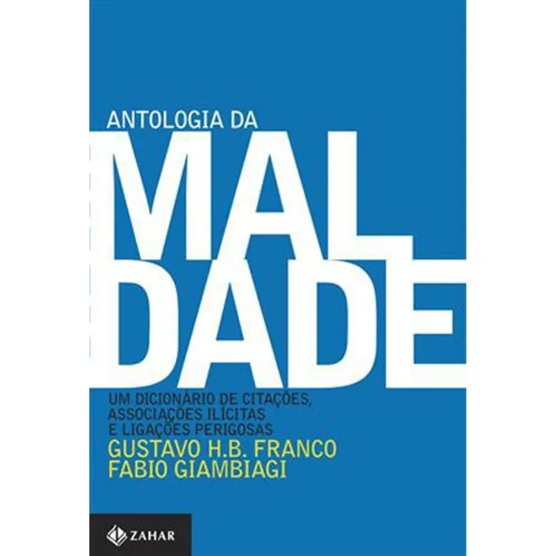 Livro Antologia Da Maldade, Volume I Zahar (MP)