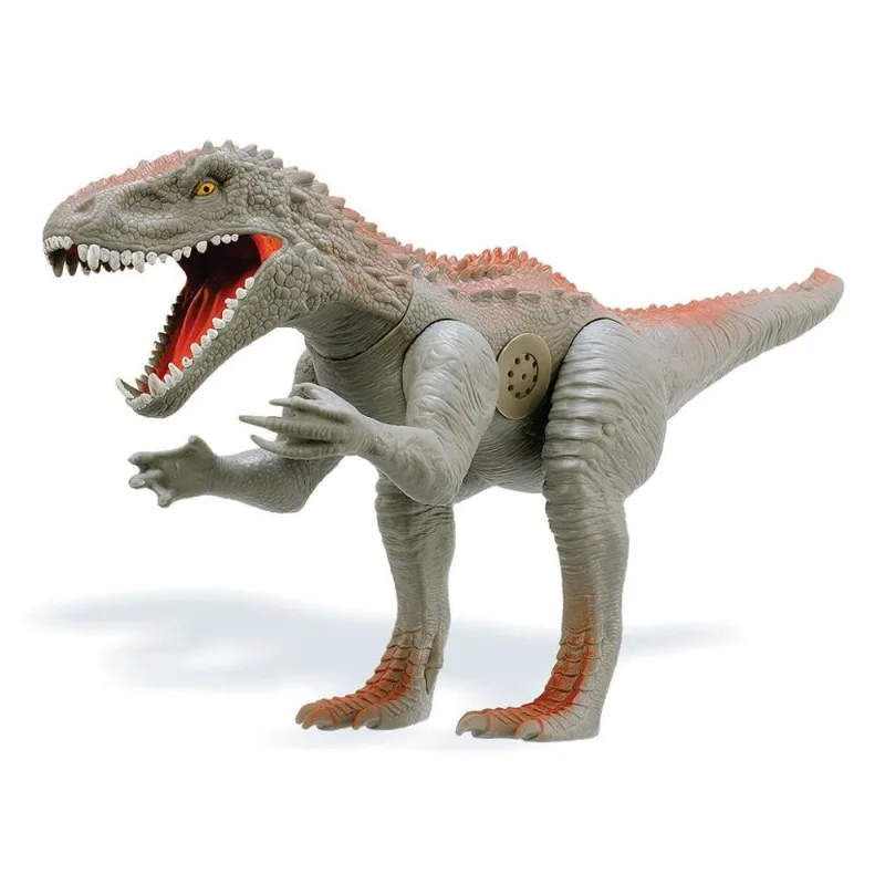 Dinossauro Furious c/ Som 60cm Cinza - Adijomar