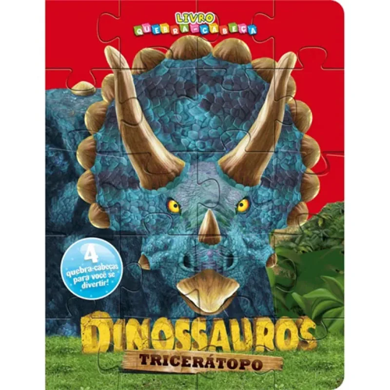 Livro Quebra Cabeça Tricerátopo - Ciranda Cultural - Livros