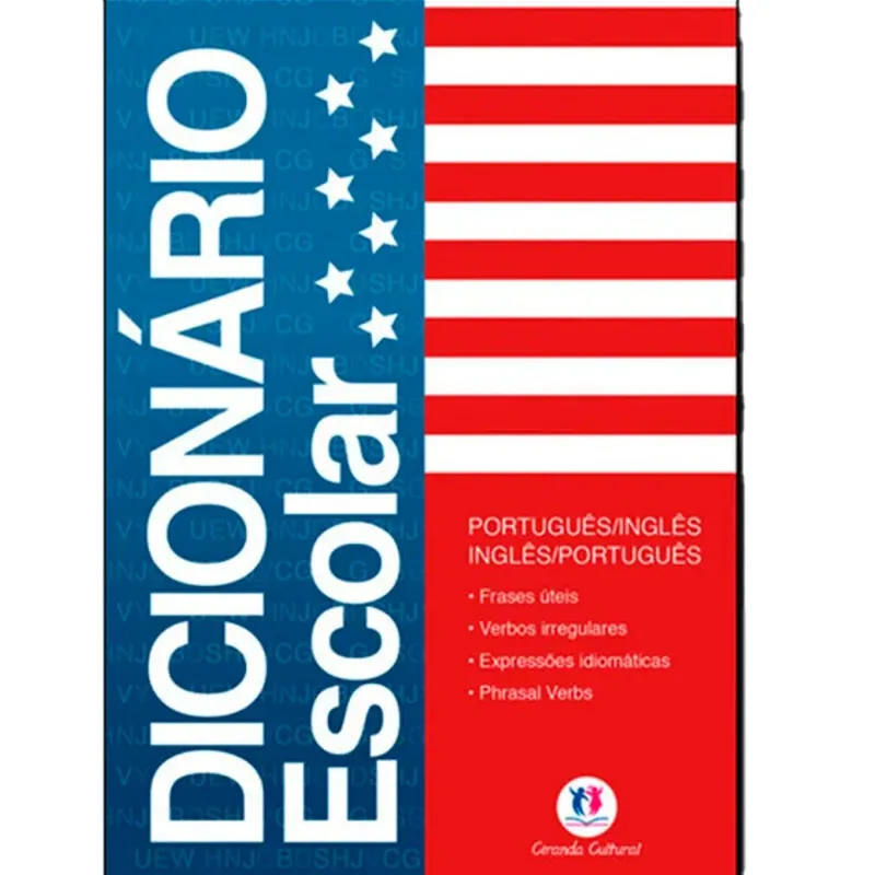 Livro Dicionário Escolar Português Inglês Ciranda Cultural (MP)