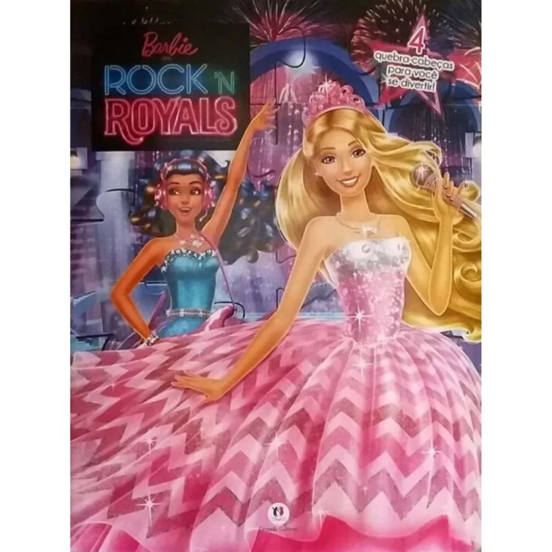 Barbie Em Rock N Royals - Livro Quebra Cabeça