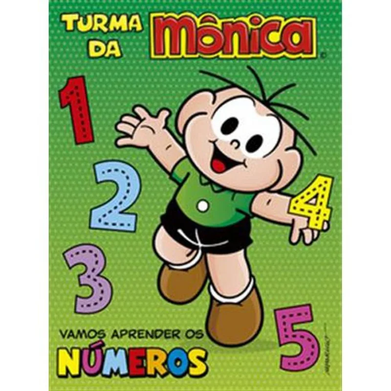 Livro Turma Da Mônica Vamos Aprender Os Números Ciranda Cultura L (MP)