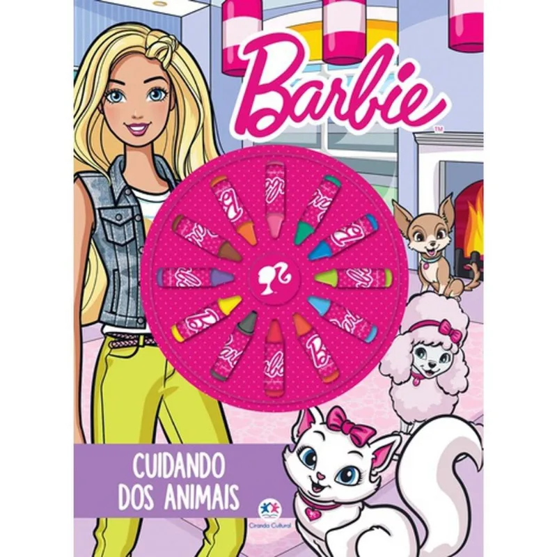 Livro Colorir - Barbie - Cuidado Com Os Animais (MP)