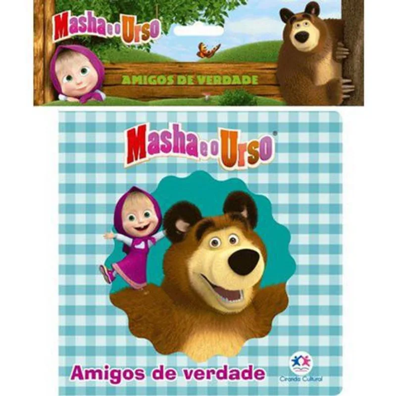 Livro De Banho Infantil Masha E O Urso - Amigos De Verdade