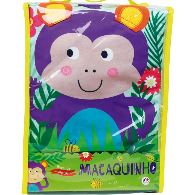 Livro Travesseiro - Hora De Cantar Macaquinho - Ciranda Cultural