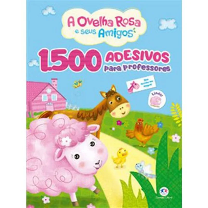 Livro 1500 Adesivos Para Professores A Ovelha Rosa E Seus Amigos Ciranda Cultural (MP)