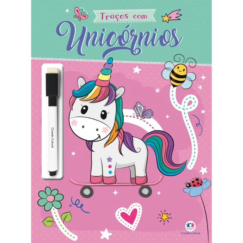 Livro Traços com Unicórnios