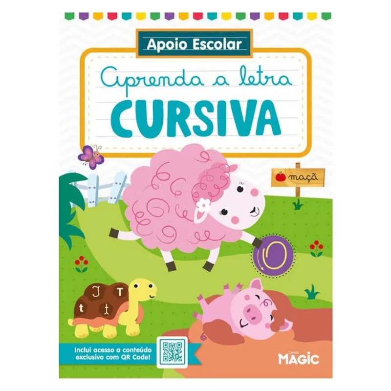 APOIO ESCOLAR - APRENDA A LETRA CURSIVA
