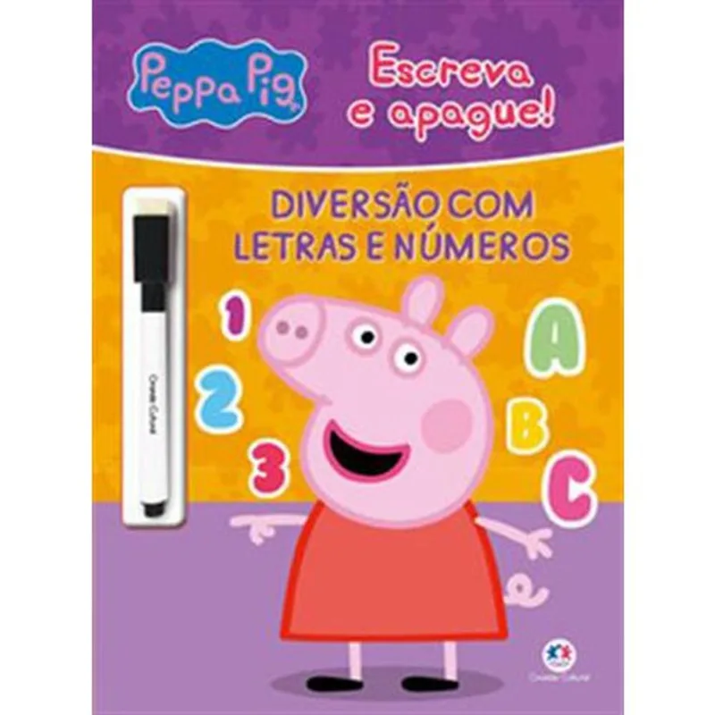 Livro Peppa Pig Diversão Com Letras E Números Ciranda Cultural (MP)