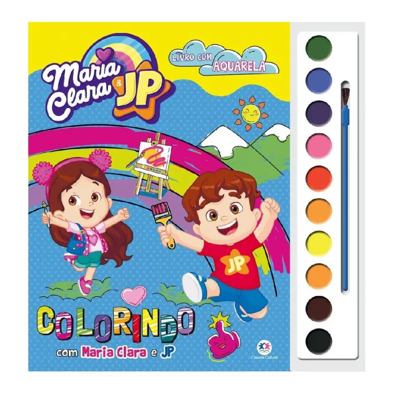Livro Colorindo com Maria Clara e Jp Ciranda Cultural - Ciranda Cultural - Utilidades E Casa