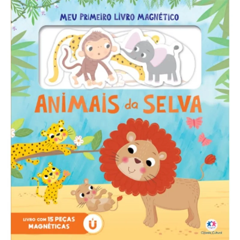 Meu Primeiro Livro Magnético - Animais Da Selva