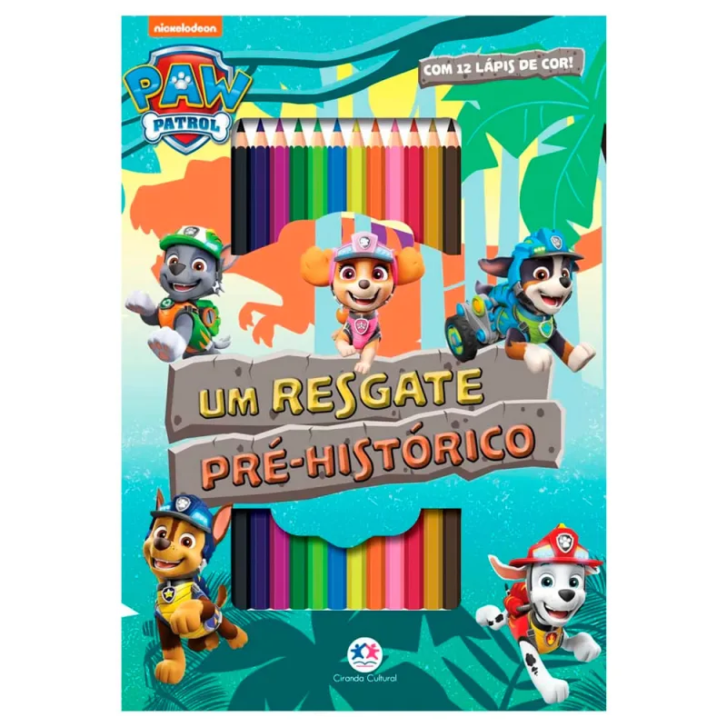 Livro Patrulha Canina Um Resgate Pré-Histórico Ciranda Cultural - Ciranda Cultural - Utilidades E Casa