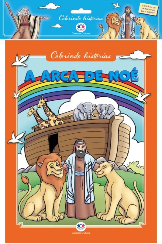 Kit Colorindo histórias - solapa histórias bíblicas - CIRANDA CULTURAL - Livros