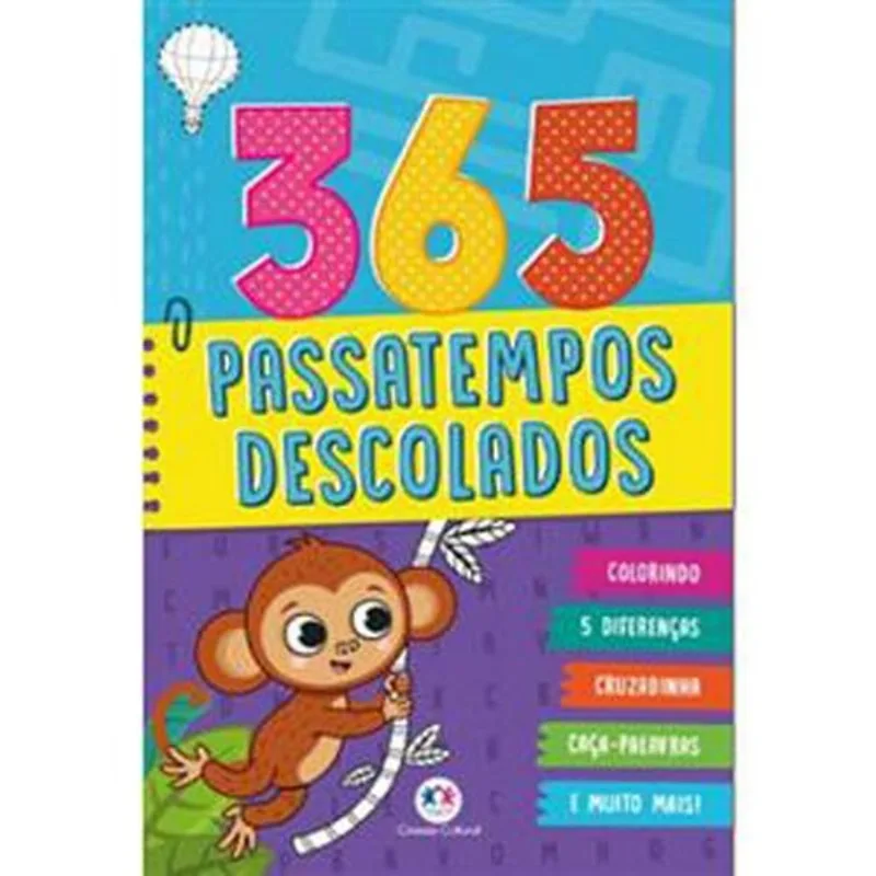 Livro 365 Passatempos Descolados Ciranda Cultural (MP)