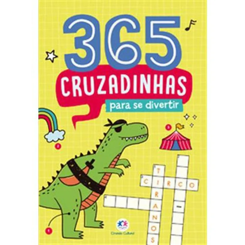 Livro 365 Cruzadinhas Para Se Divertir Ciranda Cultural (MP)