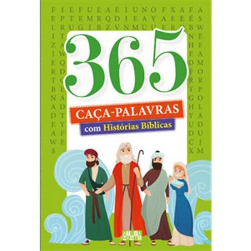 Livro 365 Caça-palavras Com Histórias Bíblicas Ciranda Cultural (MP)