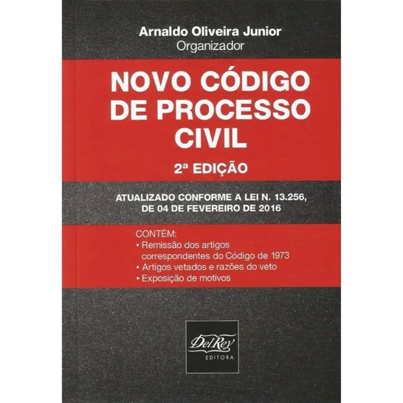 NOVO CODIGO DE PROCESSO CIVIL