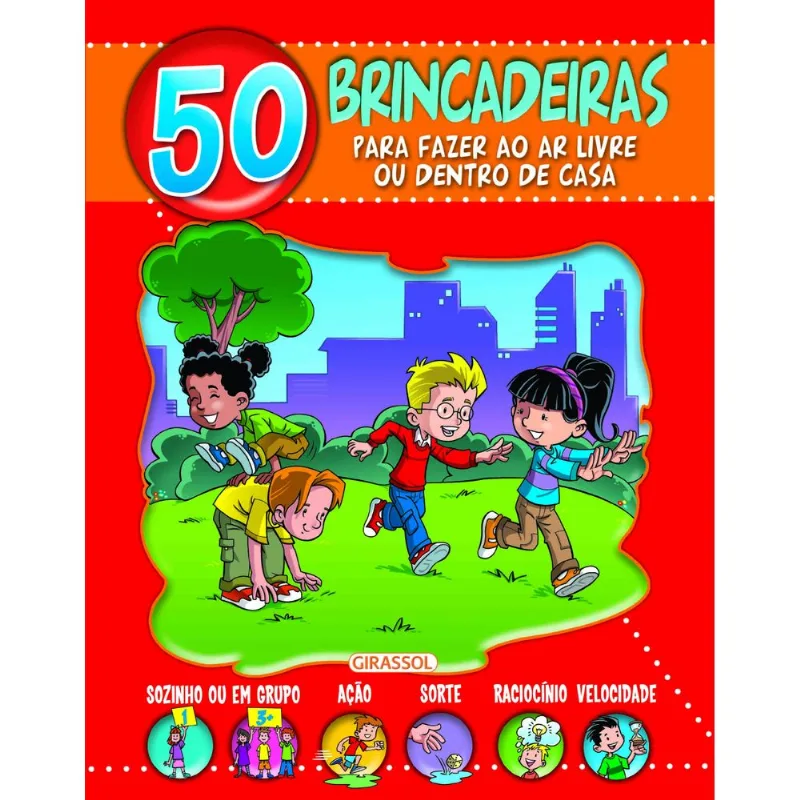 50 Brincadeiras - (Vermelho)