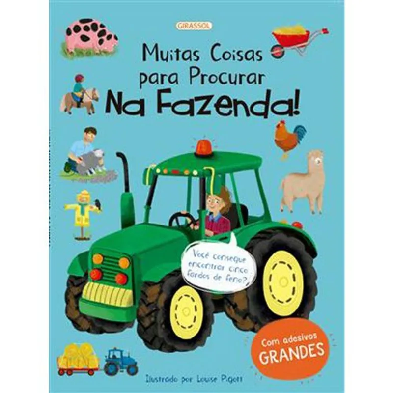 Livro Muitas Coisas Para Procurar Na Fazenda Girassol Brasil (MP)