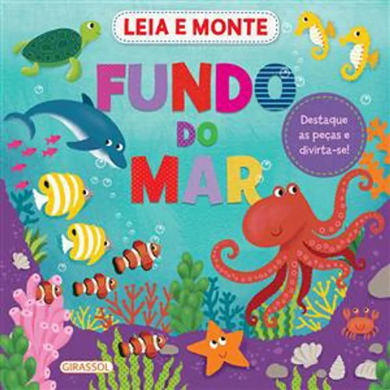 Livro Leia E Monte: Fundo Do Mar Girassol Brasil (MP)