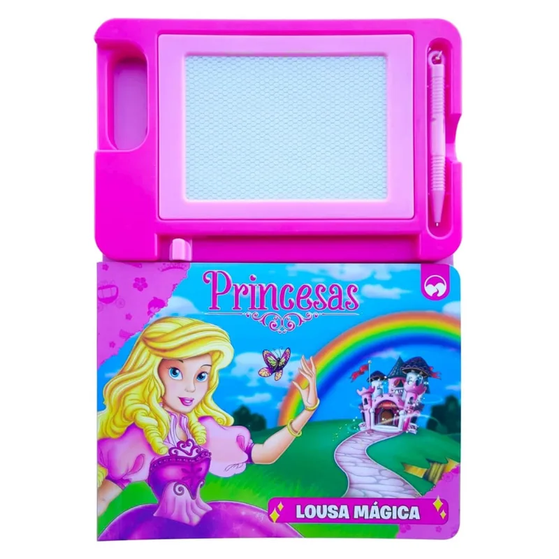 Livro Infantil Com Lousa Mágica - Princesas