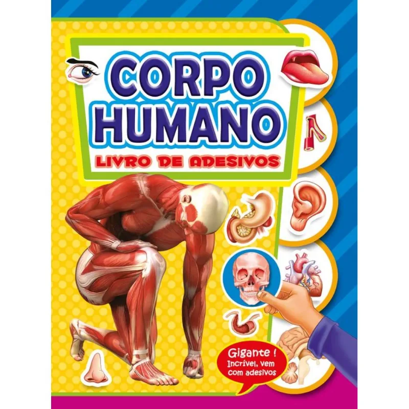 Corpo Humano Livro de Adesivos