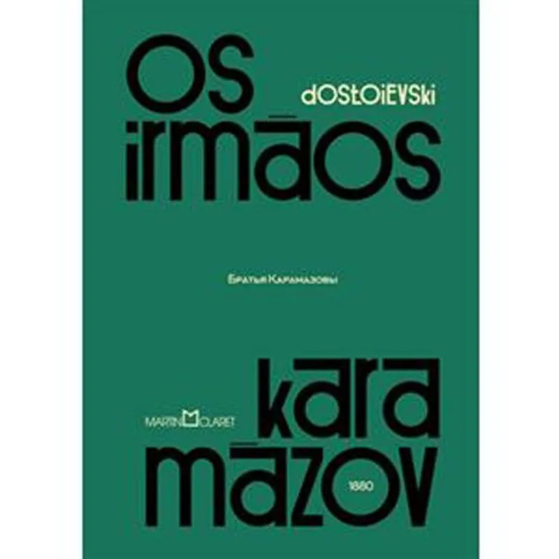 Livro Os Irmãos Karamazov Martin Claret Editora Ltda (MP)