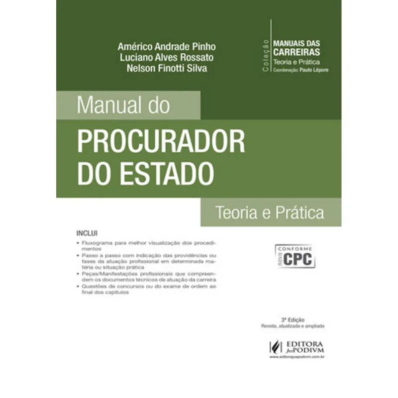 MANUAL DO PROCURADOR DO ESTADO