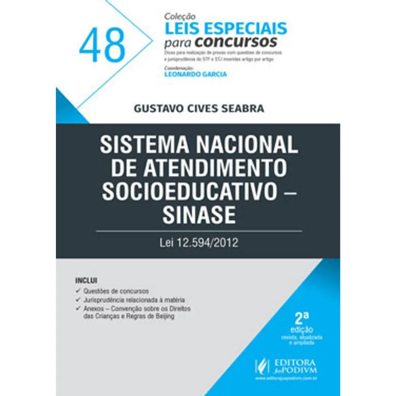 SISTEMA NACIONAL DE ATENDIMENTO SOCIOEDUCATIVO - SINASE - 2019 - VOL. 48