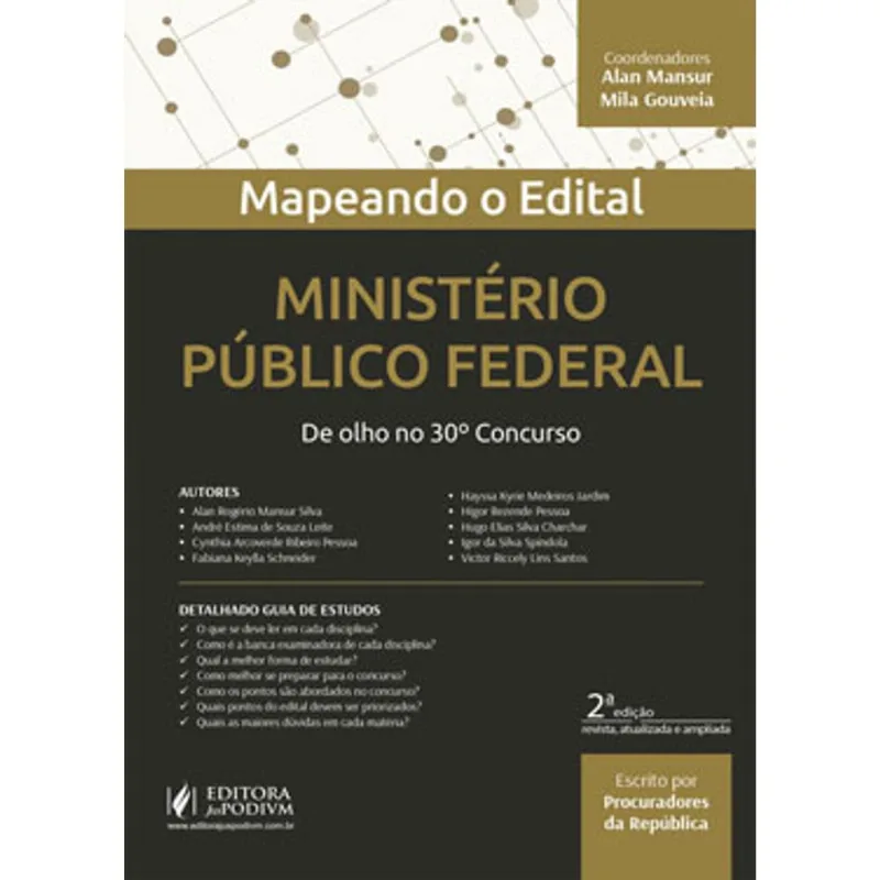 MAPEANDO O EDITAL - MINISTÉRIO PÚBLICO FEDERAL - 2019