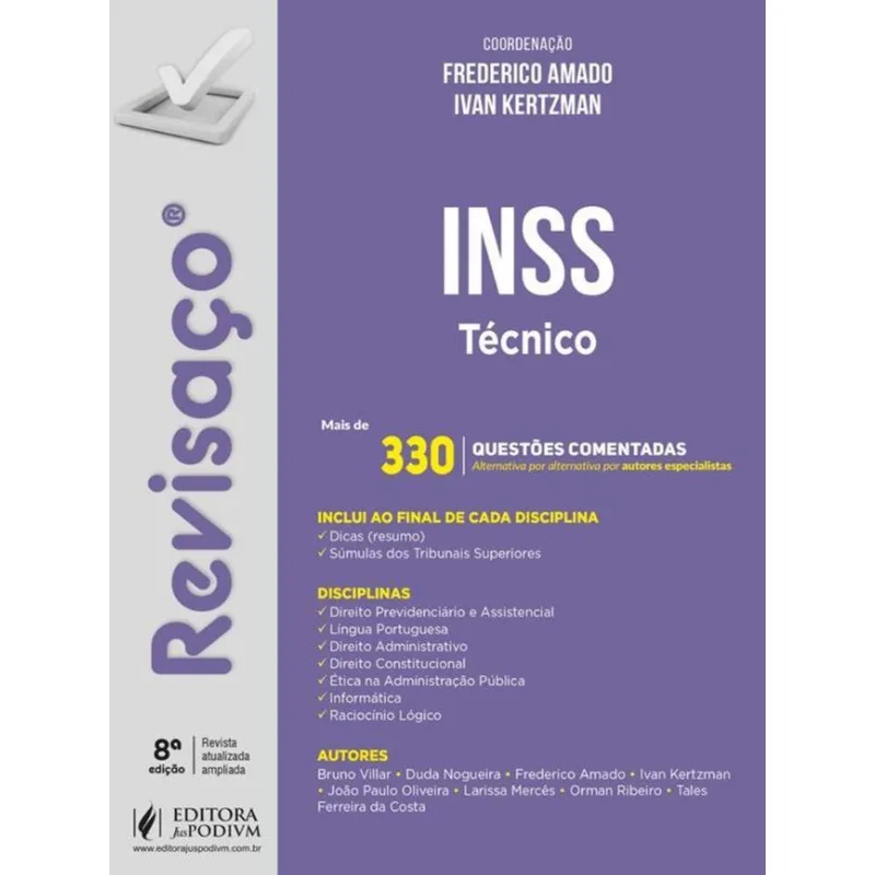REVISAÇO - TÉCNICO DO INSS - 2022