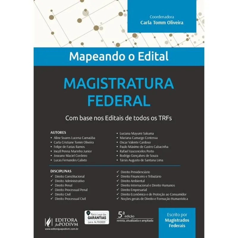 MAGISTRATURA FEDERAL - MAPEANDO O EDITAL - 2024