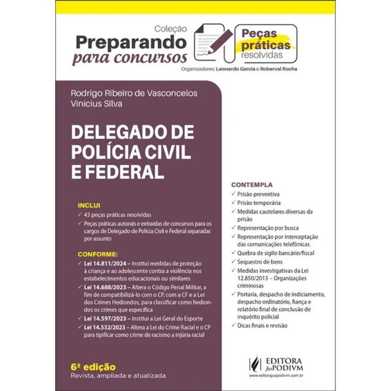 DELEGADO DE POLÍCIA CIVIL E FEDERAL - 2024