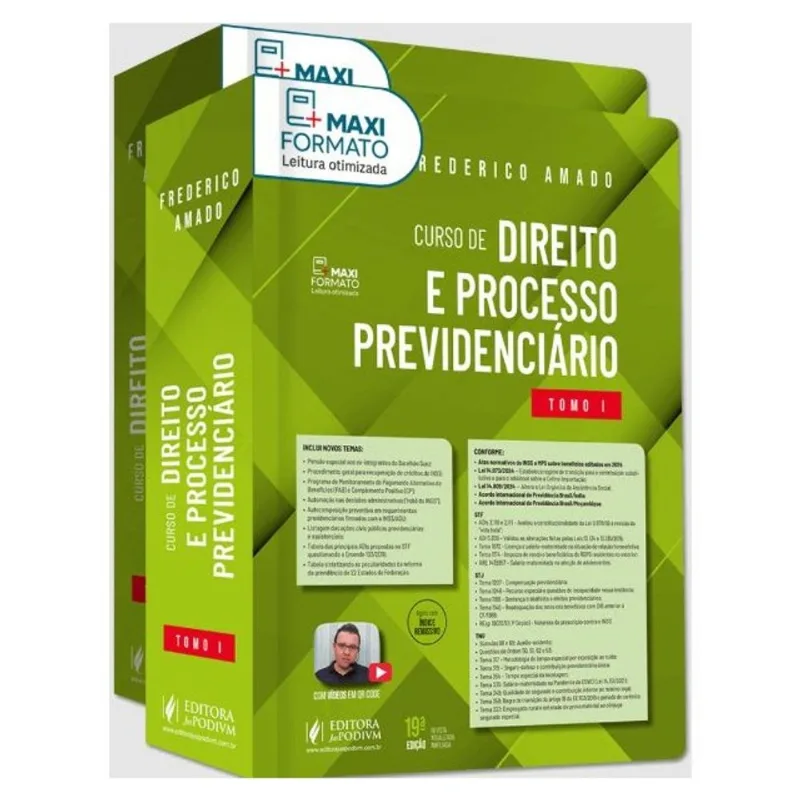 CURSO DE DIREITO E PROCESSO PREVIDENCIÁRIO - 2025