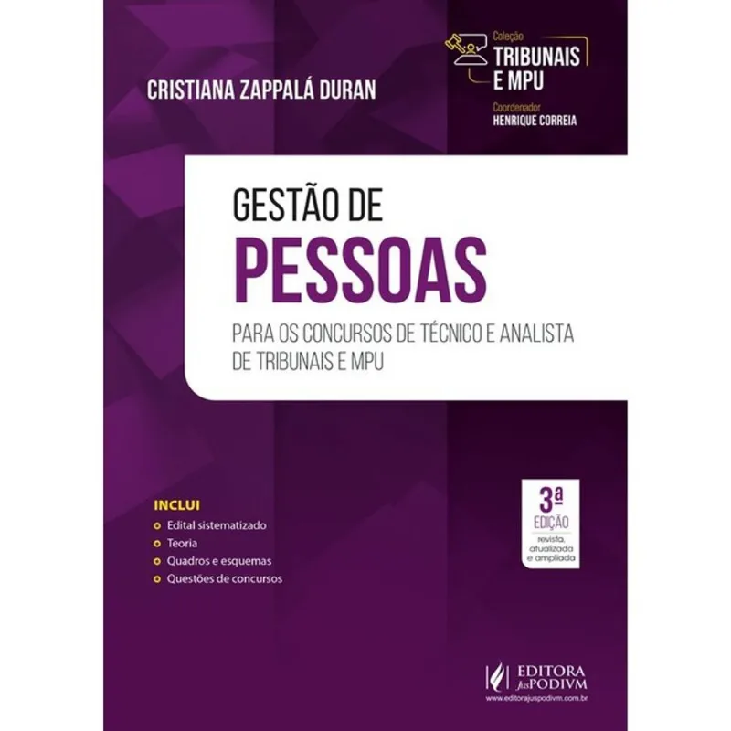 TRIBUNAIS E MPU - GESTÃO DE PESSOAS - 2025