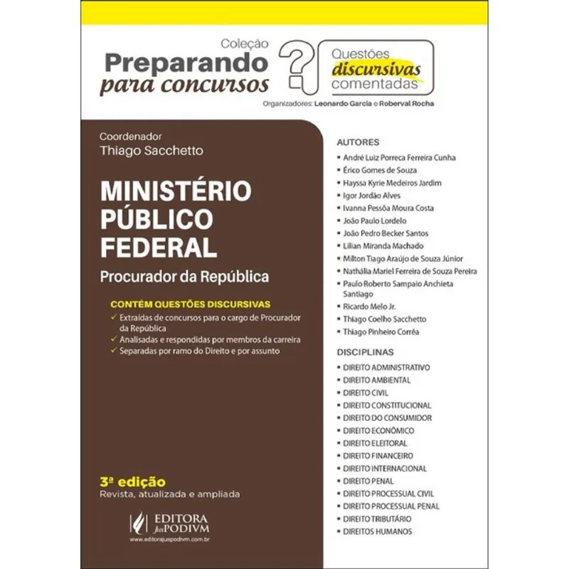 MINISTÉRIO PÚBLICO FEDERAL - PROCURADOR DA REPÚBLICA - 2025