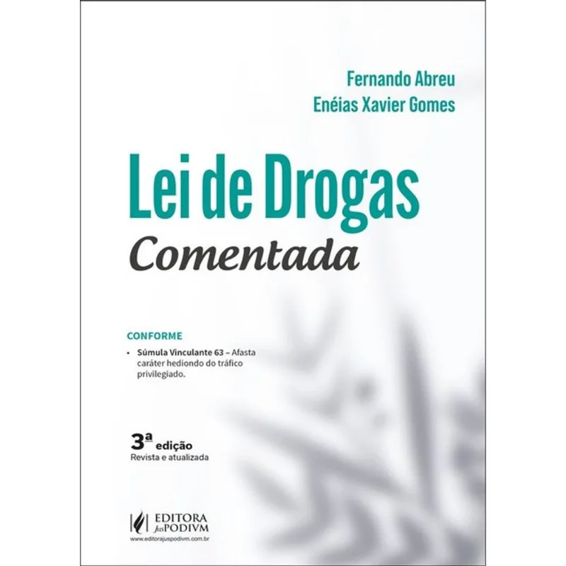 LEI DE DROGAS COMENTADA - 2026