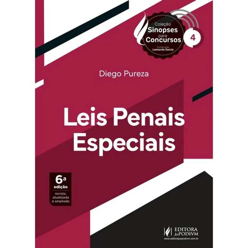 SINOPSES PARA CONCURSOS - LEIS PENAIS ESPECIAIS - 2026 - VOL. 4