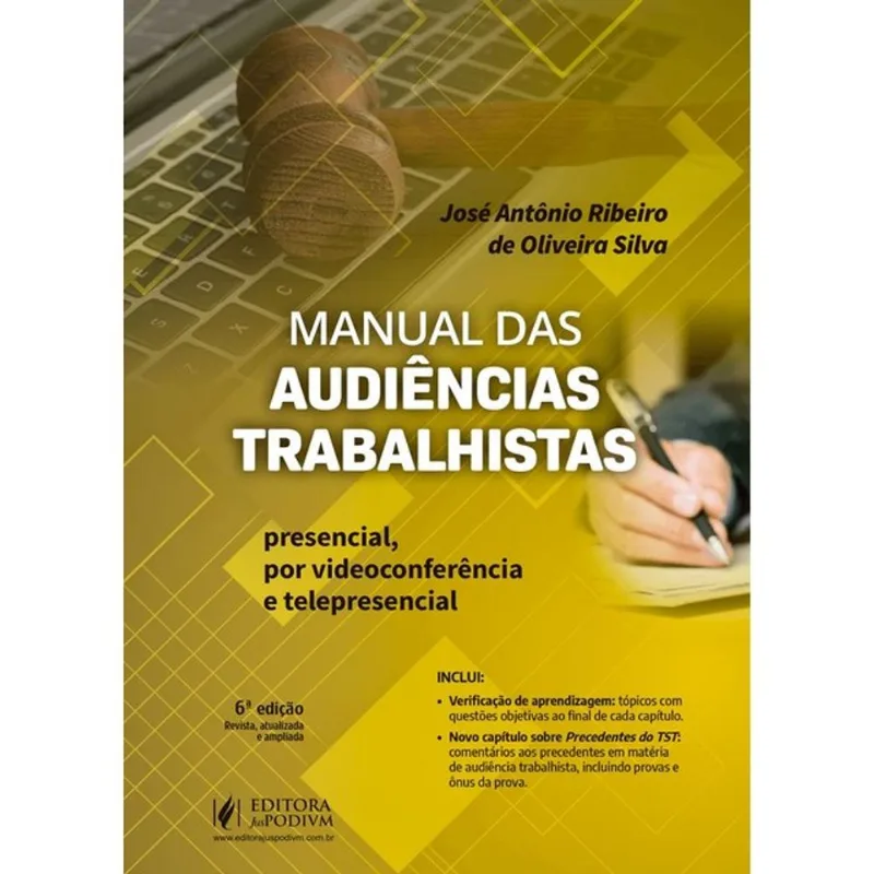 MANUAL DAS AUDIÊNCIAS TRABALHISTAS - 2026