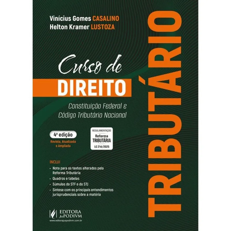 CURSO DE DIREITO TRIBUTÁRIO - 2026