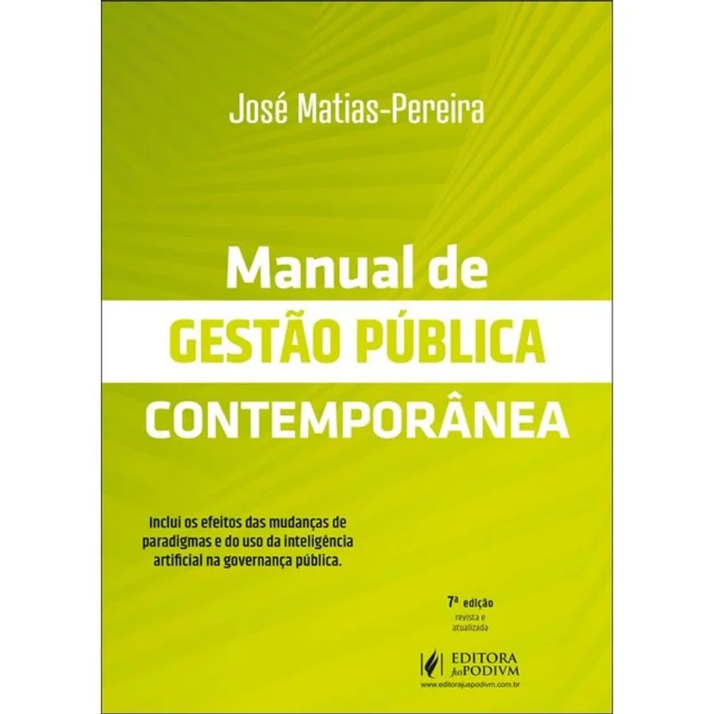 MANUAL DE GESTÃO PÚBLICA CONTEMPORÂNEA - 2026